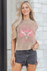 Smoke Gray Cowboy & Beer Western Graphic Mineral Wash Tank Top