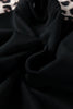 Black Leopard Print Patchwork Varsity Raglan Sleeve Sweatshirt Dress
