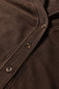 Coffee Button Front V Neck Casual Cardigan