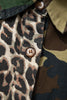 Brown Leopard Camo Patchwork Oversize Shacket