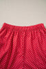 Red Plaid MERRY Holiday Long Sleeve Top and Shorts Set