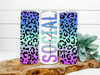 Social Worker Leopard Stainless Steel Tumbler