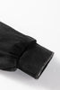 Black Half Zip Kangaroo Pocket Mineral Wash Baggy Hoodie