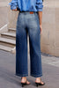 Brown Mimimalist Patch Pocket Womens Shift Jeans