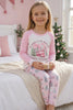 PINK POLAR EXPRESS GIRLS PAJAMAS.