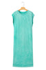 Carrot Mineral Wash Pocketed T-shirt Long Dress