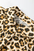 Khaki Contrast Edge Leopard Shirt