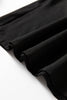 Black Slim Fit High Neck Long Sleeve Basic Top