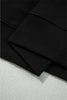 Black Varsity Baseball Bow Graphic Striped Sleeve Baggy Sweatshirt