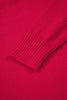 Fiery Red MERRY Letter Pattern Christmas Holiday Baggy Sweater