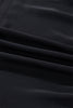 Black Flounced Bracelet Sleeve V Neck Tiered Maxi Dress