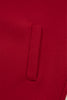 Racing Red Contrast Cuffed Drop Shoulder Zip up Tunic Hoodie