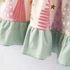 GIRLS CHRISTMAS PRINT DRESS