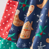 GIRLS CHRISTMAS PRINT MILK SILK DRESS
