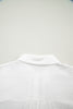 White Lace Trim Cuffed Short Sleeve Textured Shirt