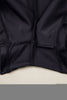 Black Solid Color Ribbed Patchwork High Waist Athletic Shorts