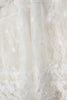 White 2pcs Sheer Floral Lace Ruffle Tiered Patchwork Blouse