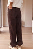 Dusk Blue Side Seam Rivet Detail Ankle Length Casual Jeans