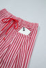 Black Stripe Drawstring Casual Loose Pants