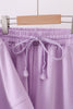 Lavender scalloped mom&me shorts set