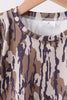 Camouflage scalloped mom&me shorts set
