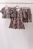 Camouflage scalloped mom&me shorts set