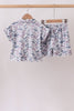 Camo Silky Scalloped Polo Set