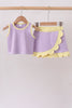 Lavender Performance Scalloped Skorts Set