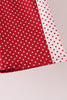 Red polka dot pocket ruffle pants set