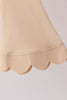 Khaki scalloped active pants set
