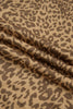 Khaki Plus Size Leopard Print Western Star Patched Jogger Pants