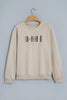 Jet Stream GOD IS GOOD Western Embroidered Letter Crewneck Pullover Sweatshirt