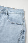 Beau Blue Light Wash Exposed Seam Plus Size Jeans