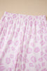 Pink Leopard Two Piece Top and Pants Set