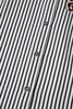 Black Striped Leopard Print Patchwork Button Up Womens Shirt