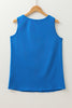 Blue Sun Graphic Casual Tank Top