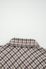 Casual Contrast Corduroy Flap Pocket Patchwork Plaid Shacket