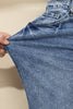 Beau Blue Acid Wash Pocket Detail Flare Jeans