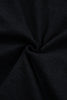 Black Solid Color Oversized Mock Neck Sweatshirt