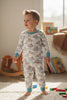 MALLARD DUCK ON WHITE BOYS PAJAMAS.