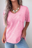 Sachet Pink Cotton Mineral Wash T Shirt