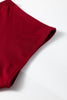 Coffee Plus Size Solid Color Asymmetric Neck Short Sleeve Blouse