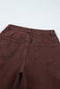 Dusk Blue Side Seam Rivet Detail Ankle Length Casual Jeans