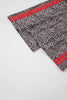 Brown Wild Leopard Print Contrast Lace Striped Detail Drawstring Pants