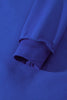 Black Oversize Drop Shoulder Reversible Mock Neck Sweatshirt