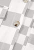 Khaki Checkered Buttoned Down Casual Western Jacket