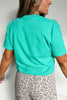 Mint Green Mallard Duck Print MAMA Lettering Graphic T Shirt