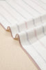 White Stripe V Neck Casual Plus Size Tee