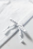 White Bow Knot Side Detail Straight Leg Loose Jeans