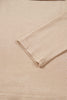 Smoke Gray Foldover Off Shoulder Long Sleeve Slim Top